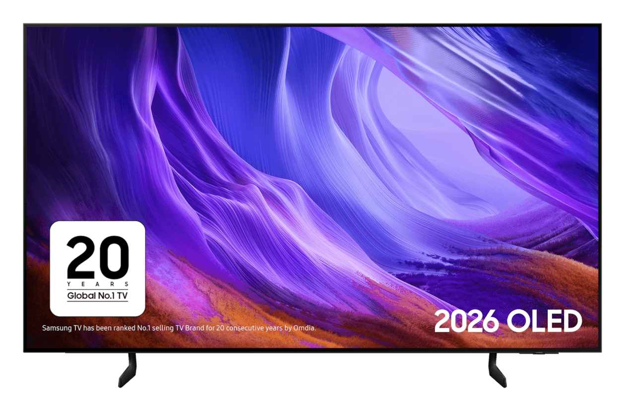 Samsung S85H 65-inch OLED television, front view